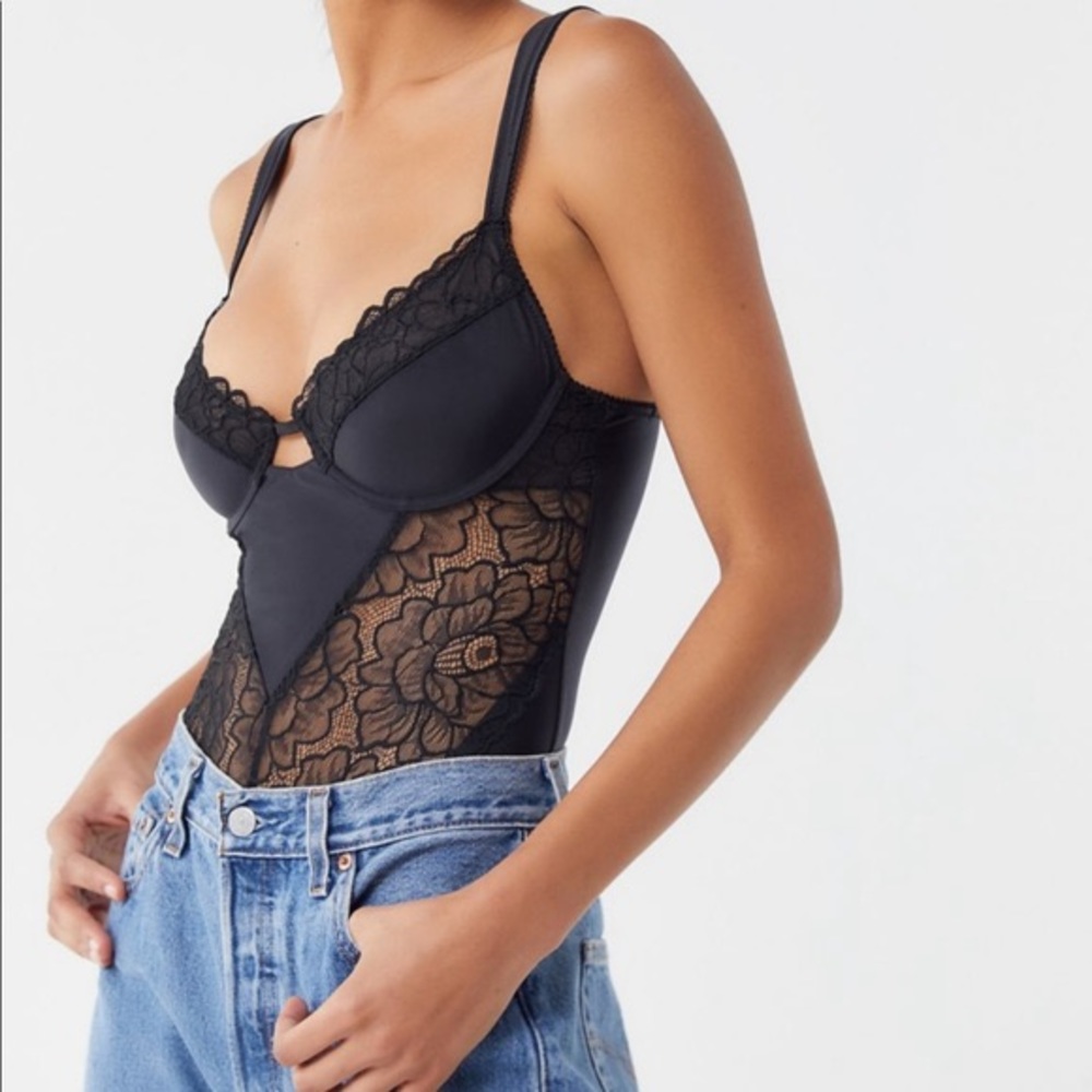 UO Out From Under Lots of Lace Bodysuit